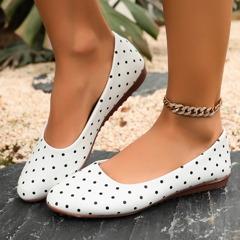 Women Shoes For Walking - Scarpe Basse da Donna Bianche a