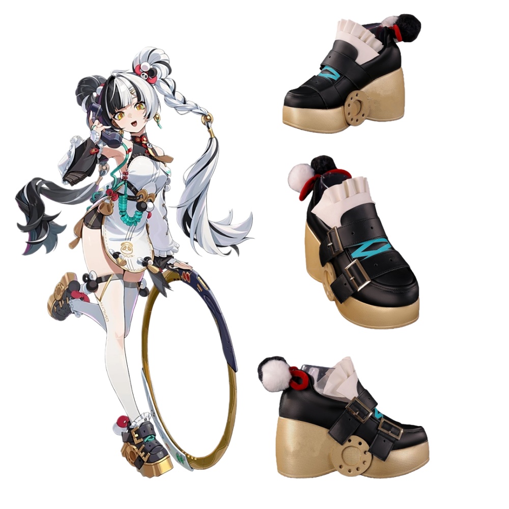 Women'S Shoes Zone - Zenless Zone Zero Dialyn Gioco Cosplay