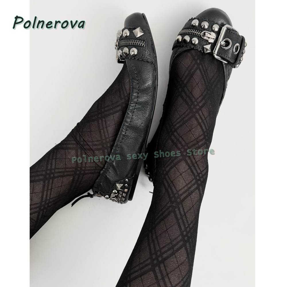 Women Shoes Casual - Scarpe Mary Jane con fibbia a