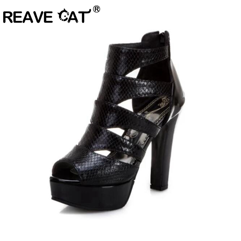 Women'S Shoes Kitten Heels - REAVE CAT Sexy Taglia 34-50 Sandali