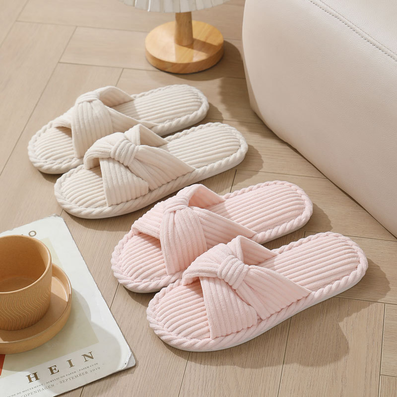 Women Shoes For Winter - Pantofole da casa in velluto a
