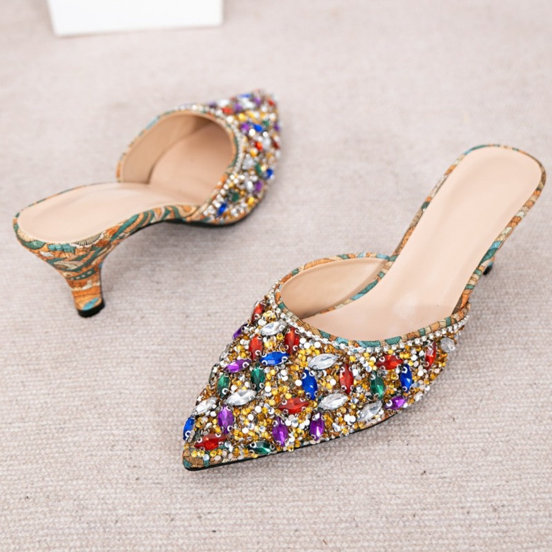 Pantofole con tacco a forma di - Women'S Shoes Kitten Heels recensione e prezzo