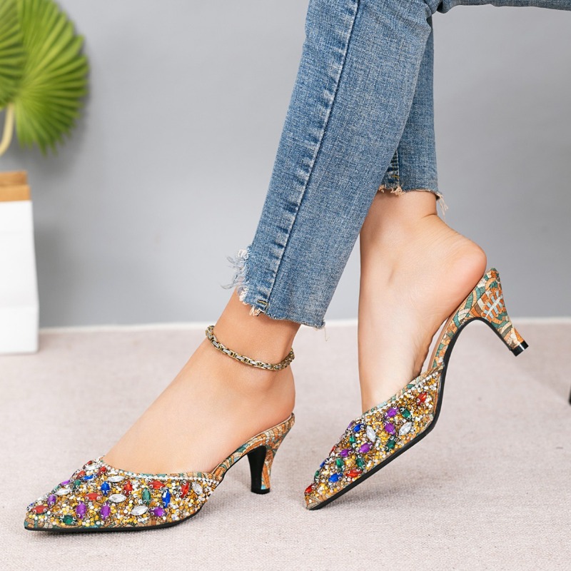 Pantofole con tacco a forma di - Women'S Shoes Kitten Heels recensione e prezzo