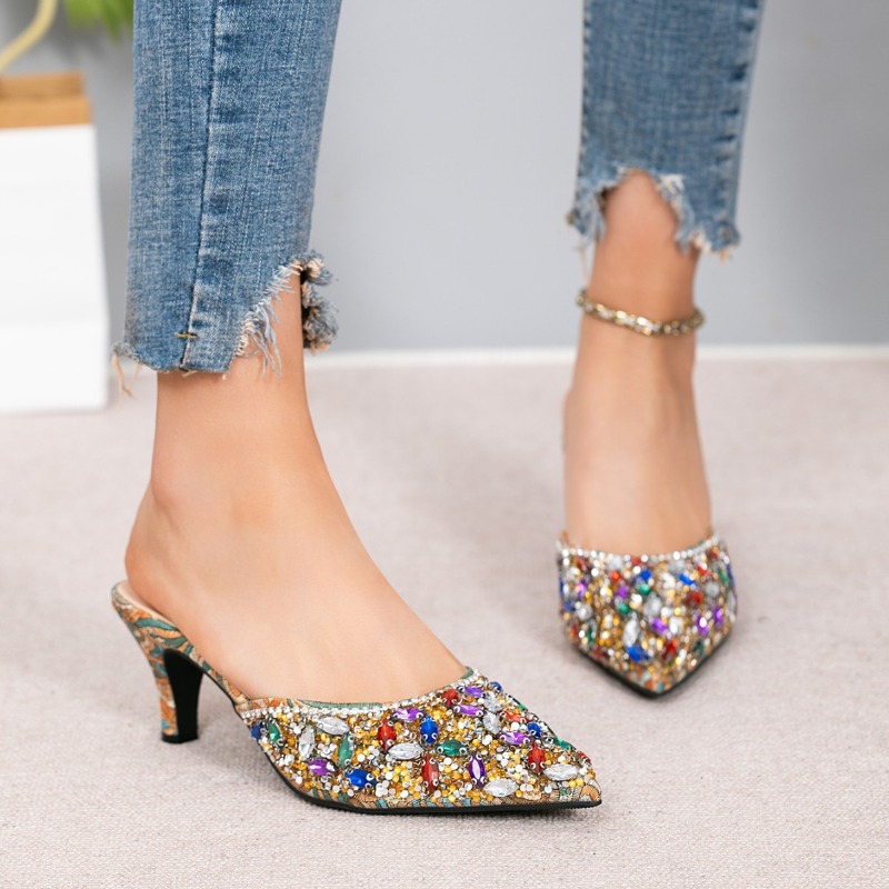 Pantofole con tacco a forma di - Women'S Shoes Kitten Heels recensione e prezzo