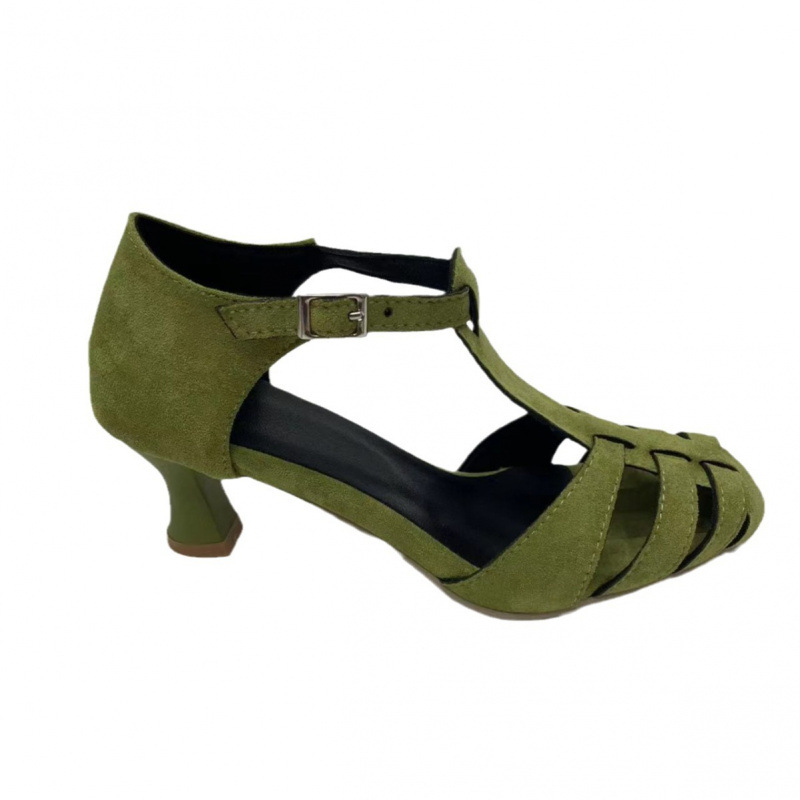 Sandali da donna verdi in camo - Women'S Shoes Kitten Heels recensione e prezzo