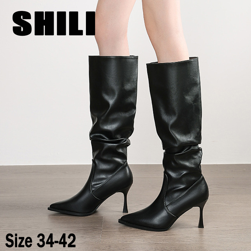 Stivali da donna alti fino al  - High Knee Heel Boots recensione e prezzo