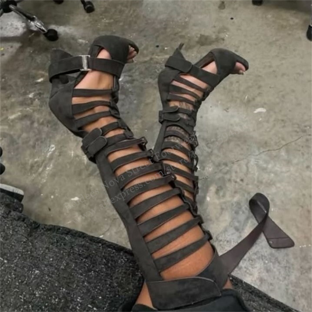 Sandali Lunghi Trendy con Tacc - High Knee Heel Boots recensione e prezzo
