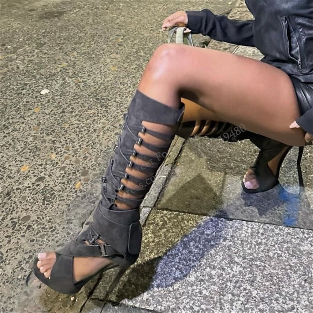 Sandali Lunghi Trendy con Tacc - High Knee Heel Boots recensione e prezzo
