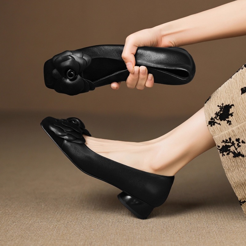Scarpa singola Camelia a blocc - Women'S Shoes Kitten Heels recensione e prezzo