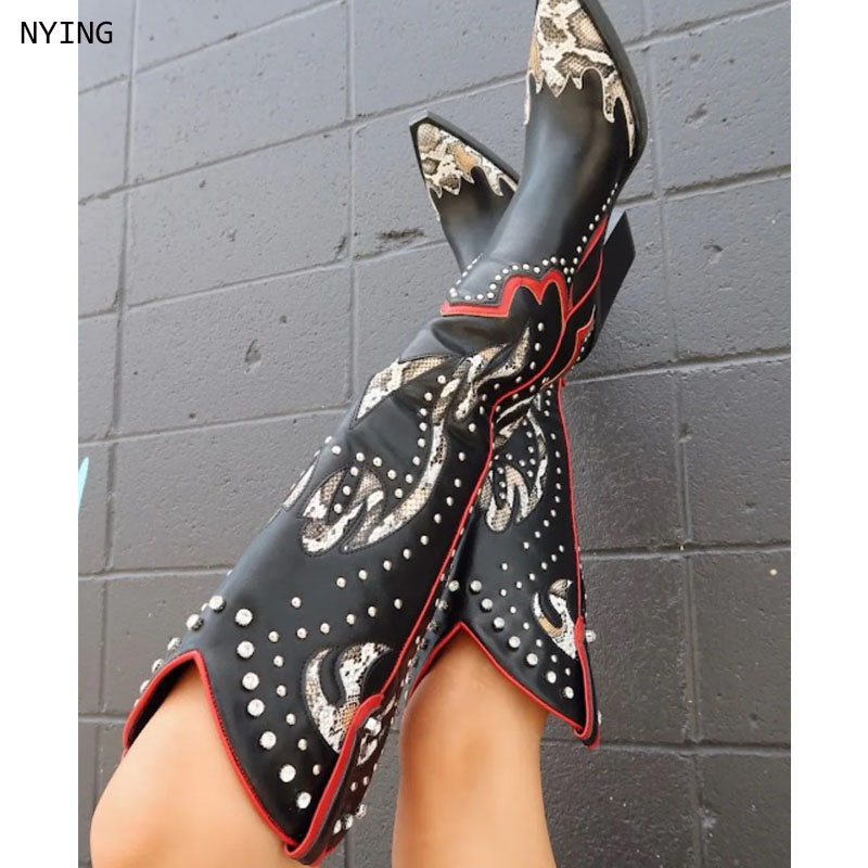 2025 Plus Size 44 Stivali alti - Western Cowgirl Boot recensione e prezzo