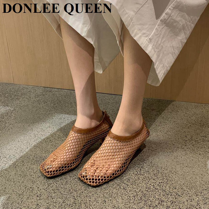 Sandali mule vintage con punta - Women'S Shoes Kitten Heels recensione e prezzo