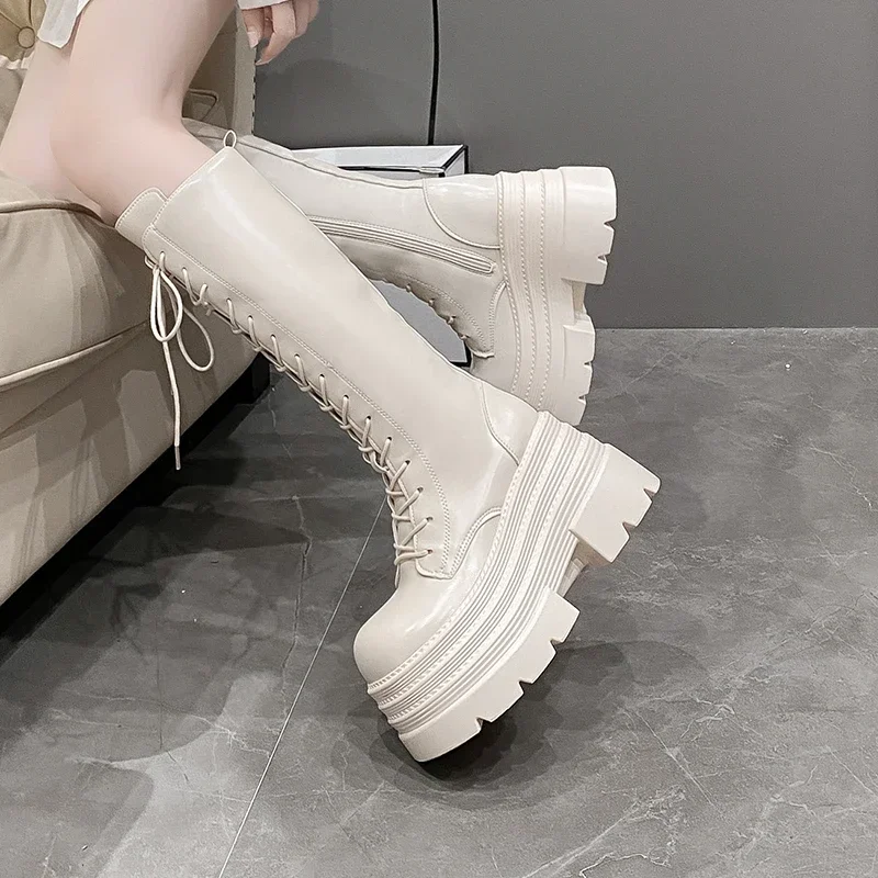 10CM Stivali lunghi romani del - High Knee Heel Boots recensione e prezzo