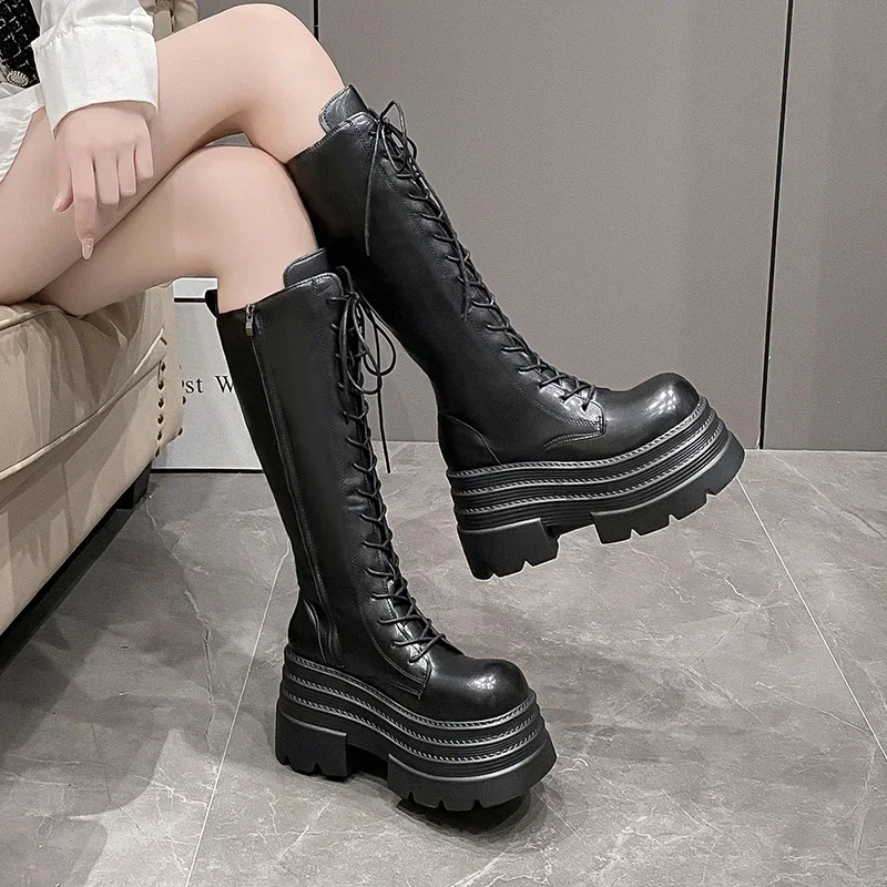 10CM Stivali lunghi romani del - High Knee Heel Boots recensione e prezzo