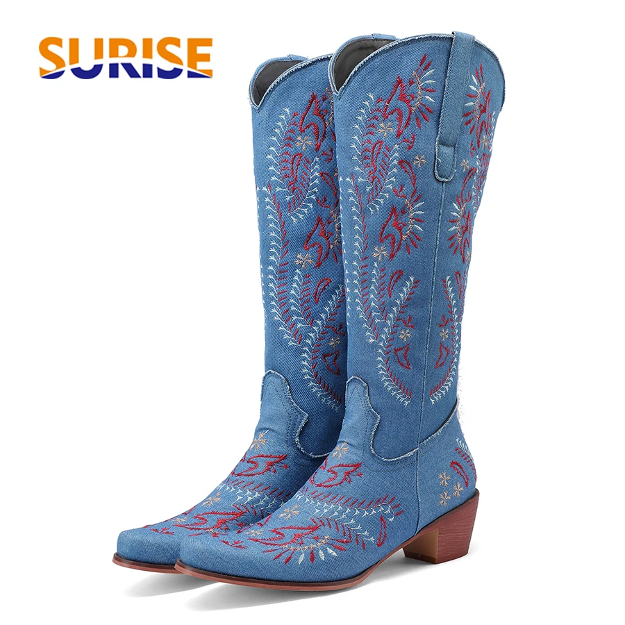Stivali alti al ginocchio da c - Western Cowgirl Boot recensione e prezzo